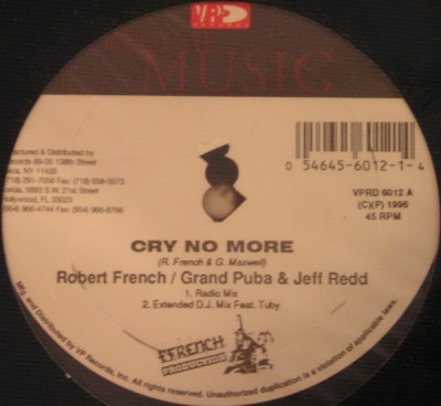 Robert Ffrench - Cry No More / Time Is Slipping