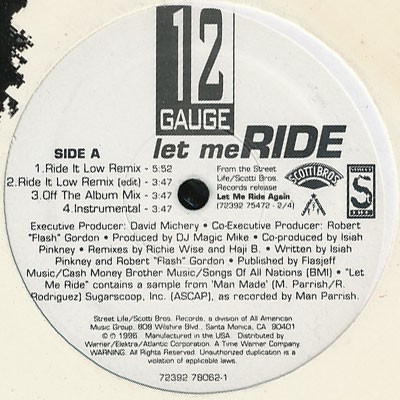 12 Gauge - Let Me Ride