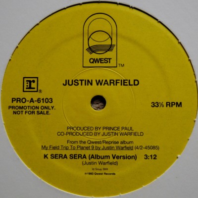 Justin Warfield - K Sera Sera / Dip Dip Divin'