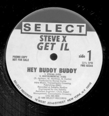 Steve X Get Il - Hey Buddy Buddy