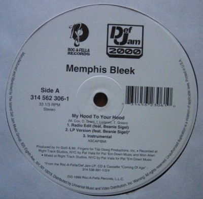 Memphis Bleek - My Hood To Your Hood