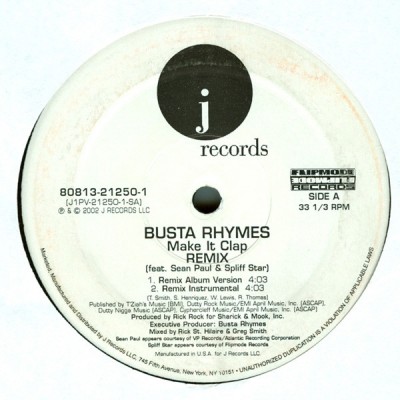 Busta Rhymes - Make It Clap (Remix)