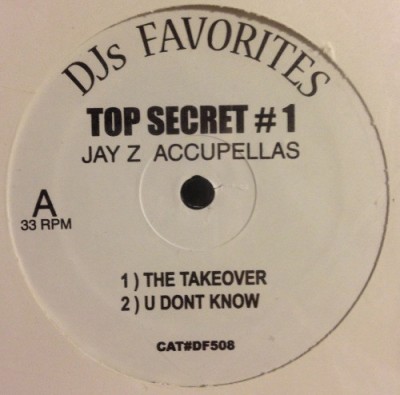 Jay-Z - Top Secret # 1 Jay-Z Accupellas