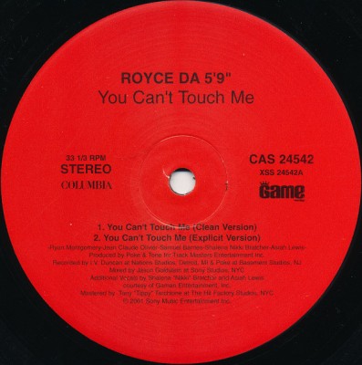 Royce Da 5'9" - You Can't Touch Me