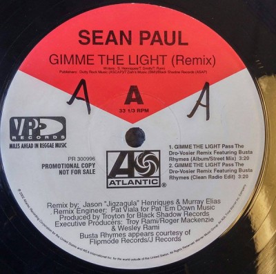 Sean Paul - Gimme The Light (Remix)