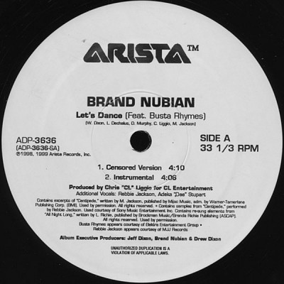 Brand Nubian - Let's Dance