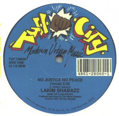 Lakim Shabazz - No Justice No Peace