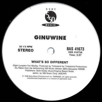 Ginuwine - What’s So Different