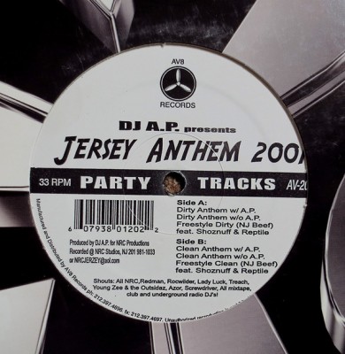 DJ A.P. - Jersey Anthem 2001